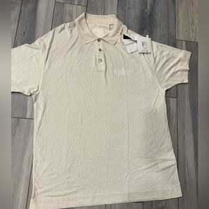 Givenchy Cream Polo Shirt with Logo
